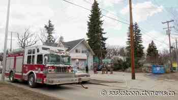 Saskatoon firefighters extinguish fire at Homestead Ice Cream