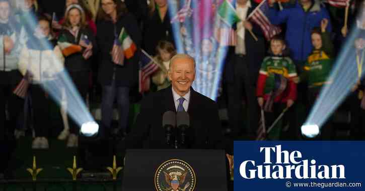 Joe Biden ends Ireland tour with passionate address to thousands