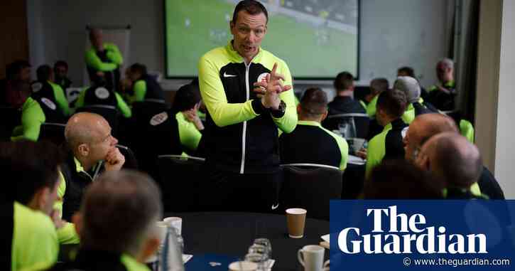 ‘We’re always easy to have a go at’: behind the scenes at a PGMOL referee training camp