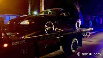 Driver arrested after being caught street racing in Clovis