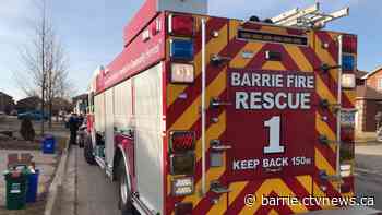 Fire at apartment complex in Barrie