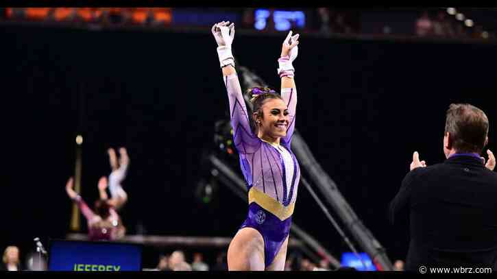 LSU Gymnastics secures spot in Final Four, will compete for national title on WBRZ this weekend