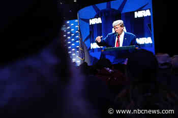 Trump says mass shootings are not 'a gun problem' as 2024 GOP hopefuls pledge loyalty to the NRA