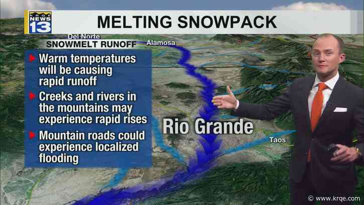 Warmer weather returns by the end of the weekend