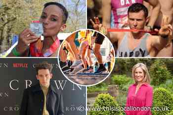 The celebrities running the London Marathon in 2023