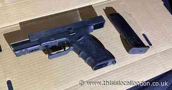 Man arrested after guns found in back of taxi in Wembley