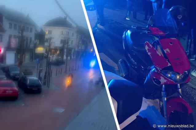 Politie achtervolgt bromfietser: veel commotie bij arrestatie bestuurder