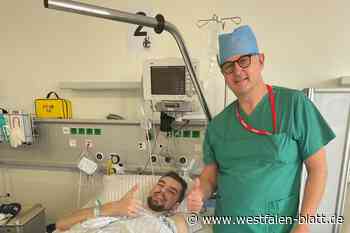 Nach Wildschwein-Attacke: Klinikum Warburg bringt Jäger wieder ans Laufen