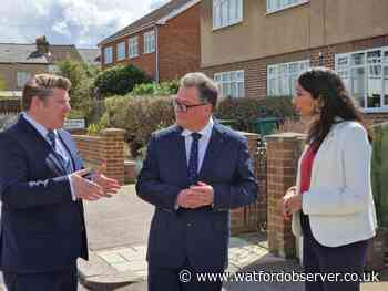 Suella Braverman MP in Watford to discuss new police station