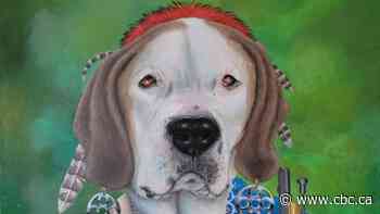 Kanien'kehá:ka artist paints cultural details into pet portraits