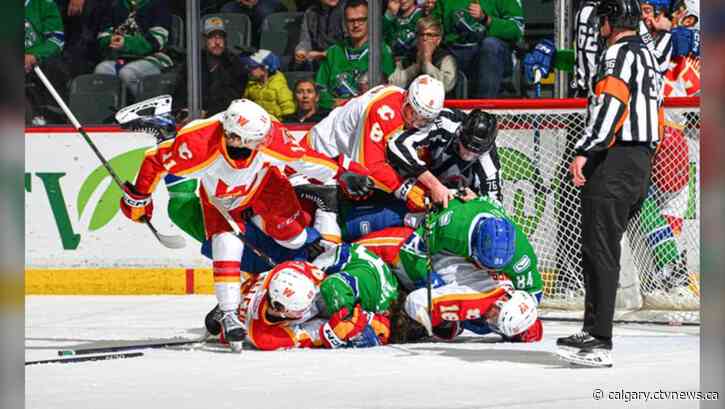 Wranglers drop second in a row to Abbotsford, losing 4-1