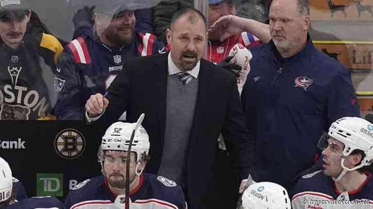 Blue Jackets fire coach Brad Larsen after 2 seasons