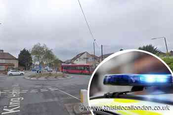 King Harolds Way Bexleyheath crash: Pedestrian in hospital
