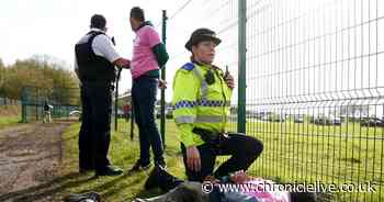 Nine arrested after Grand National animal rights protest delayed start of famous race