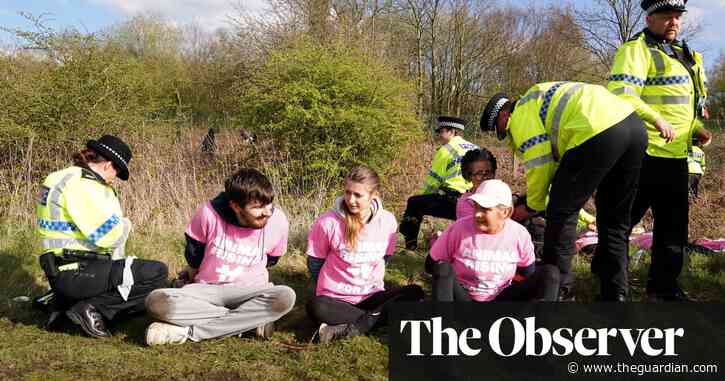 Grand National forced to delay start after animal rights protest at course