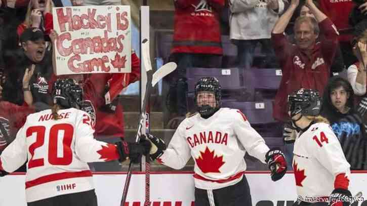 Canada tops Switzerland to advance to gold-medal final of women’s hockey worlds