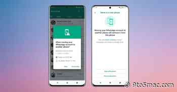 PSA: You might need your old iPhone to open WhatsApp on your new one