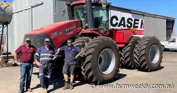 Big red tractor impresses