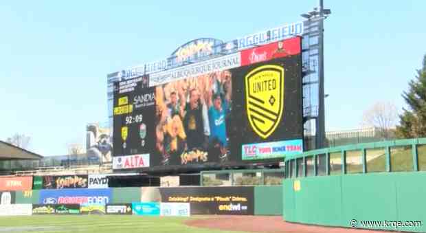 Behind the scenes look at New Mexico United's opening home game night
