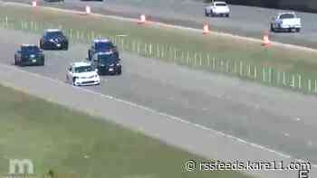 Police chase begins in western WI and ends in crash in MN