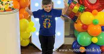 Boy given 5% chance of life as baby starts school thanks to umbilical cord blood