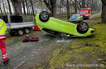 POL-HI: Fahrübung endet mit Überschlag