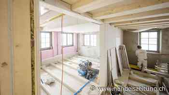 Häuser in der Grossstadt sind im Netto-null-Rückstand