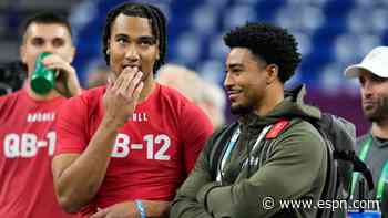 C.J. Stroud vs. Bryce Young: A tale of the tape, as Panthers prepare for No. 1 draft pick