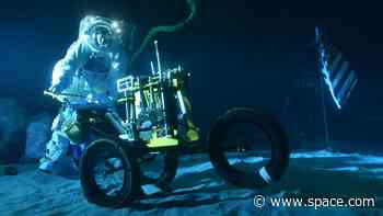 Underwater spacewalks recreate the 'moon' in a giant NASA pool (photos)