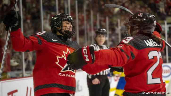 Canada to face U.S. rival in gold medal game at women's worlds