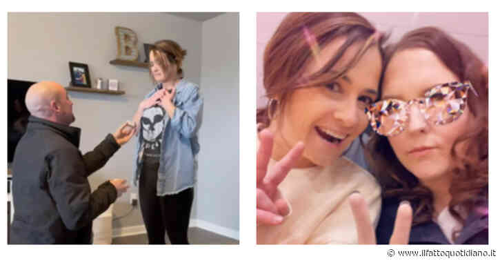 Filma l’ex marito che chiede all’attuale fidanzata di sposarlo e posta tutto sui social: “Ho pianto tantissimo”