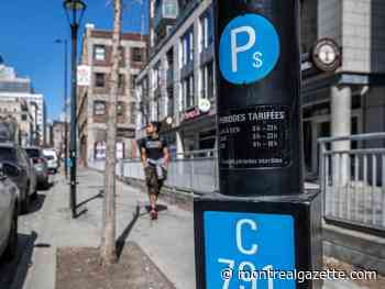 Mayor's office pauses extension of downtown Montreal parking meter hours