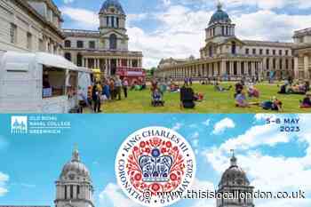 Greenwich Old Royal Naval College Kings Coronation celebrations