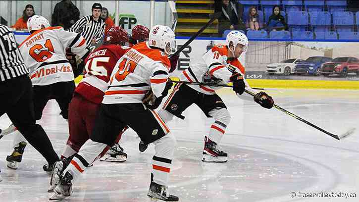 Chilliwack Chiefs open 2 – 0 series lead with 4 – 3 victory in Nanaimo
