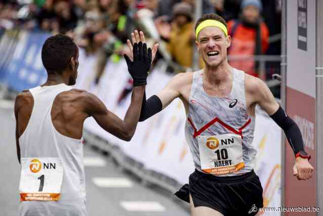 Koen Naert finisht zesde en verbetert record in Rotterdam