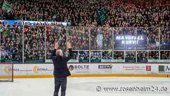 Die Starbulls-Mannschaft verspricht: „Dann fahren wir mit dem Pokal zu Mike Glemser“