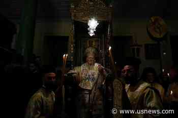 AP PHOTOS: Orthodox Patriarch Marks Easter on Turkish Island