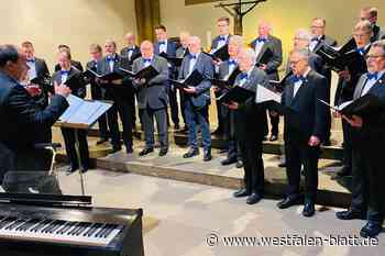 Berliner Männerchor verzückt 80 Zuhörer in Halle