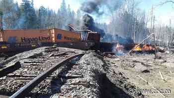 Cleanup begins following fiery derailment of Canadian Pacific train in Maine