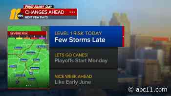 Storm Risk Tonight, Brighter & Breezy Tomorrow