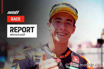 Negli States Acosta piega Arbolino a poche curve dalla fine