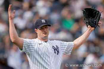 Cole Tosses 2-Hitter With 10 Ks as Yanks Blank Twins 2-0