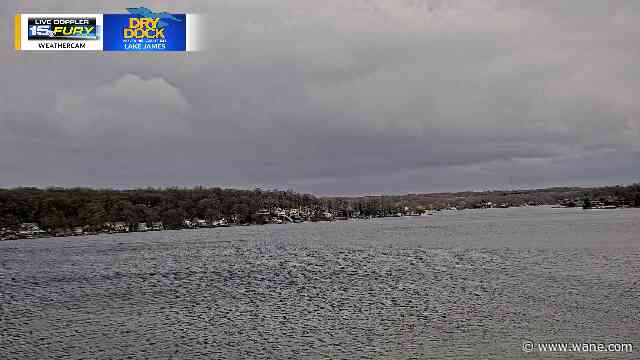 Cold and windy with snowflakes back in the picture