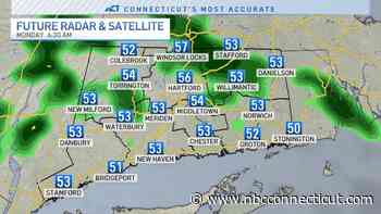 Tracking Showers to Start the New Workweek