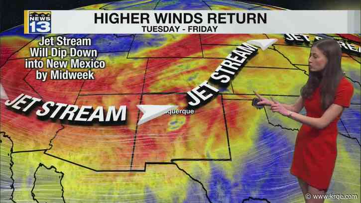 Lovely Sunday night, winds return this week