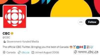 Twitter puts 'government-funded media' tag on CBC account