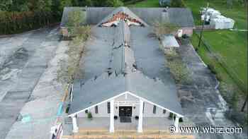 Zachary church destroyed after roof collapses; services temporarily moved to Baton Rouge