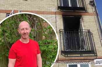 Builder rescues woman from Britannia Close Erith flat fire
