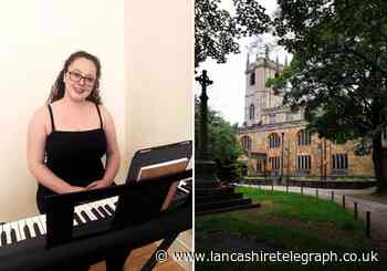 Samantha Oxborough will sing at St Peter's Church in Burnley