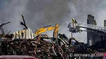 Evacuation order lifted in area near Indiana plastics fire